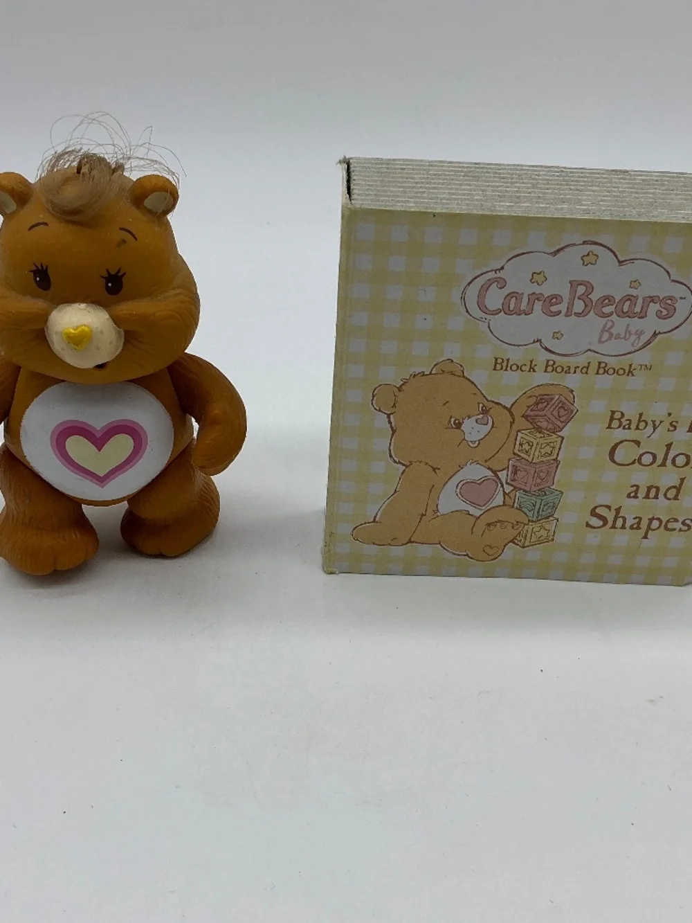 Care Bears Poseable Toy and Mini Book Vintage